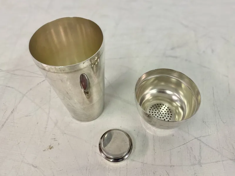 Pamono Metal Cocktail Shaker by Luc Lanel for Christofle> Dinnerware Accessories