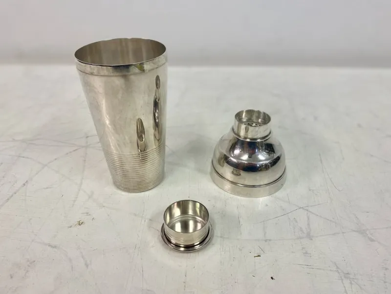Pamono Metal Cocktail Shaker by Luc Lanel for Christofle> Dinnerware Accessories