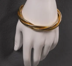 Hot Pamono Metal Cuff Bracelet, 1980s