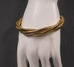 Hot Pamono Metal Cuff Bracelet, 1980s