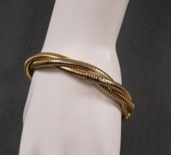 Hot Pamono Metal Cuff Bracelet, 1980s