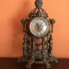 Pamono Metal Fireplace Wall Clock, 1970s> Clocks