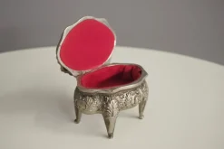 Pamono Metal Jewelry Box, 1950s> Trunks Crates & Baskets