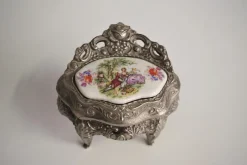 Pamono Metal Jewelry Box, 1950s><noscript><img width=