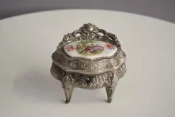 Pamono Metal Jewelry Box, 1950s><noscript><img width=