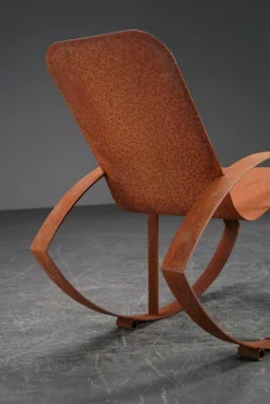 Pamono Metal Rocking Chair, 1970s><noscript><img width=
