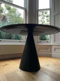 Pamono Metal Round Dining Table by AM.PM, 2010s><noscript><img width=