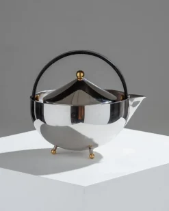 Hot Pamono Metal Teapot by Carsten Jørgensen for Bodum, 1980s