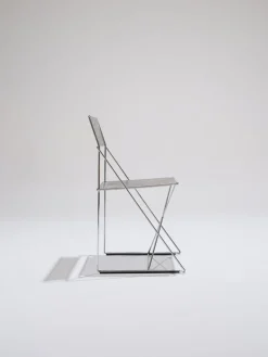 Best Pamono Metal X-Lines Chairs attributed to Niels Jørgen Haugesen, 1970s, Set of 2