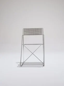Best Pamono Metal X-Lines Chairs attributed to Niels Jørgen Haugesen, 1970s, Set of 2