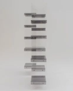 Pamono Methacrylate Shelving Unit by Michael Dumas for Roche Bobois, 1970s, Set of 2><noscript><img width=