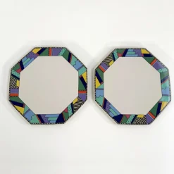 Pamono Metropol Cheese Plates by Barbara Brenner for Rosenthal, 1990s, Set of 2> Dinner Plates & Bowls