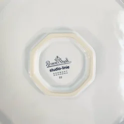 Pamono Metropol Cheese Plates by Barbara Brenner for Rosenthal, 1990s, Set of 2><noscript><img width=