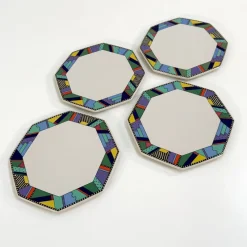 Pamono Metropol Cheese Plates by Barbara Brenner for Rosenthal, 1990s, Set of 2><noscript><img width=
