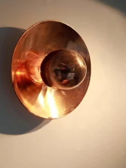 Outlet Pamono Metropolis Copper Sconce by Jan Garncarek
