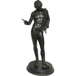 New Pamono Michele Amodio, Narcissus, Late 19th Century, Bronze
