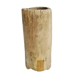 Pamono Mid 20th Century Naga Wood Trunk Pot><noscript><img width=
