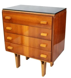 Pamono Mid 20th Century Nightstands, 1970s, Set of 2><noscript><img width=
