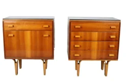 Pamono Mid 20th Century Nightstands, 1970s, Set of 2><noscript><img width=