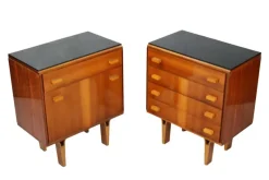 Pamono Mid 20th Century Nightstands, 1970s, Set of 2><noscript><img width=