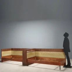 Hot Pamono Mid-Century Adjacent Beds, 1960s
