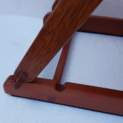 Pamono Mid-Century Adjustable Wooden Children's Beach Chair><noscript><img width=
