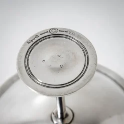 Outlet Pamono Mid-Century Art Deco Style Model No. 718 Tazza in Silver by Sigvard Bernadotte for Georg Jensen, Denmark