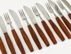 Pamono Mid-Century Austrian Boxed Cutlery from Amboss, 1950s, Set of 12><noscript><img width=