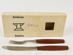 Pamono Mid-Century Austrian Boxed Cutlery from Amboss, 1950s, Set of 12><noscript><img width=