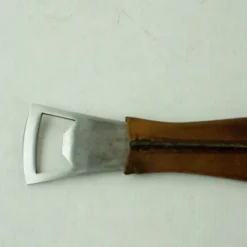 Pamono Mid-Century Austrian Steel and Leather Fish Bottle Opener by Carl Auböck><noscript><img width=