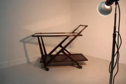 Pamono Mid-Century Bar Cart by Cesare Lacca, 1950s> Serving Bar Carts & Trolleys
