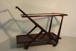 Pamono Mid-Century Bar Cart by Cesare Lacca, 1950s><noscript><img width=