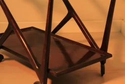 Pamono Mid-Century Bar Cart by Cesare Lacca, 1950s><noscript><img width=