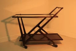Pamono Mid-Century Bar Cart by Cesare Lacca, 1950s><noscript><img width=