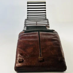 Pamono Mid-Century Bauhaus Chair in Leather and Chrome by Ludwig Mies Van Der Rohe, 1980s><noscript><img width=