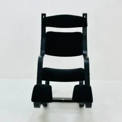 Discount Pamono Mid-Century Black Fabric Gravity Rocking Lounge Chair by Peter Opsvik for Stokke, 1980s