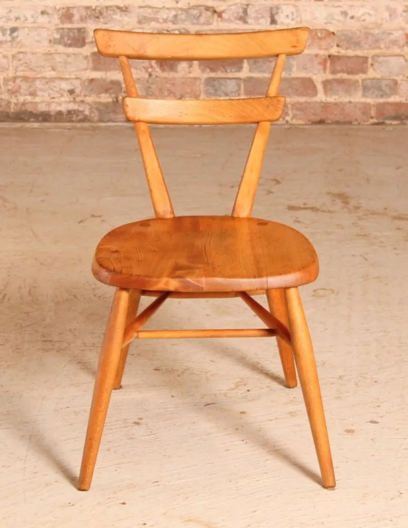 Sale Pamono Mid-Century Blue Dot Children's Chair from Ercol, 1960s