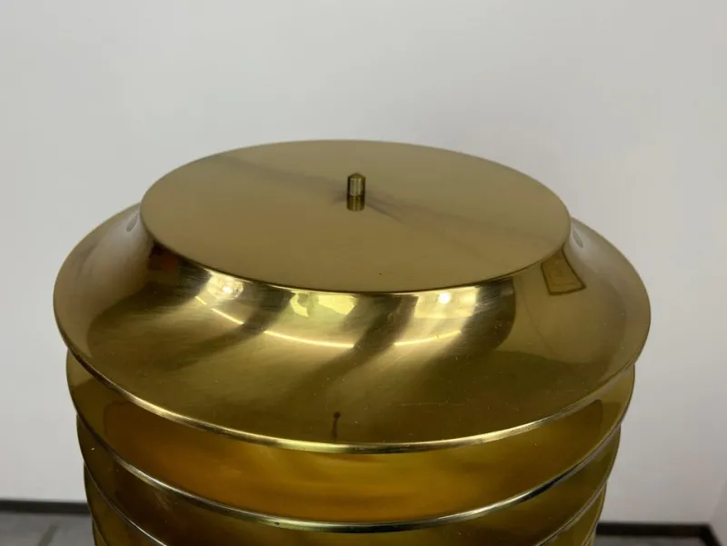 Pamono Mid-Century Brass Floor Lamp attributed to Kari Ruokonen for Lynx, Finland, 1950s> Floor Lamps