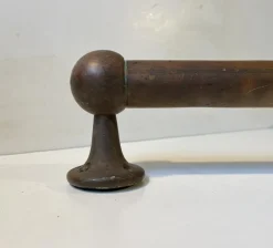 Pamono Mid-Century Brass Towel Rack, 1950s><noscript><img width=
