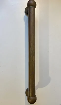 Pamono Mid-Century Brass Towel Rack, 1950s><noscript><img width=