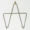 Pamono Mid-Century Brass Wall Newspaper Holder with Mounting Hook by Carl Auböck for Werkstätte Carl Auböck, Set of 2> Magazine Racks