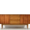 Pamono Mid-Century British Walnut and Brass Sideboard from Wrighton, 1960s> Sideboards & Buffets