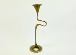 Pamono Mid-Century Bronze Amadeus Series Candleholder attributed to Kurt Jesch for Fratelli Tonini, 1950s> Candleholders