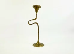 Pamono Mid-Century Bronze Amadeus Series Candleholder attributed to Kurt Jesch for Fratelli Tonini, 1950s><noscript><img width=