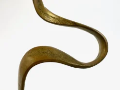 Pamono Mid-Century Bronze Amadeus Series Candleholder attributed to Kurt Jesch for Fratelli Tonini, 1950s><noscript><img width=