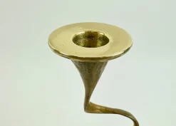 Pamono Mid-Century Bronze Amadeus Series Candleholder attributed to Kurt Jesch for Fratelli Tonini, 1950s><noscript><img width=