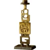 Outlet Pamono Mid-Century Brutalist Candleholder in Brass, 1960s