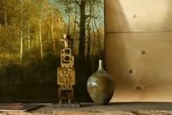 Outlet Pamono Mid-Century Brutalist Candleholder in Brass, 1960s