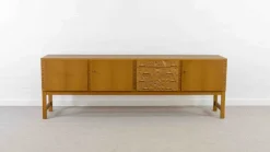 Pamono Mid-Century Brutalist Sideboard in Oak, 1970s> Sideboards & Buffets