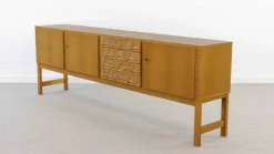 Pamono Mid-Century Brutalist Sideboard in Oak, 1970s><noscript><img width=